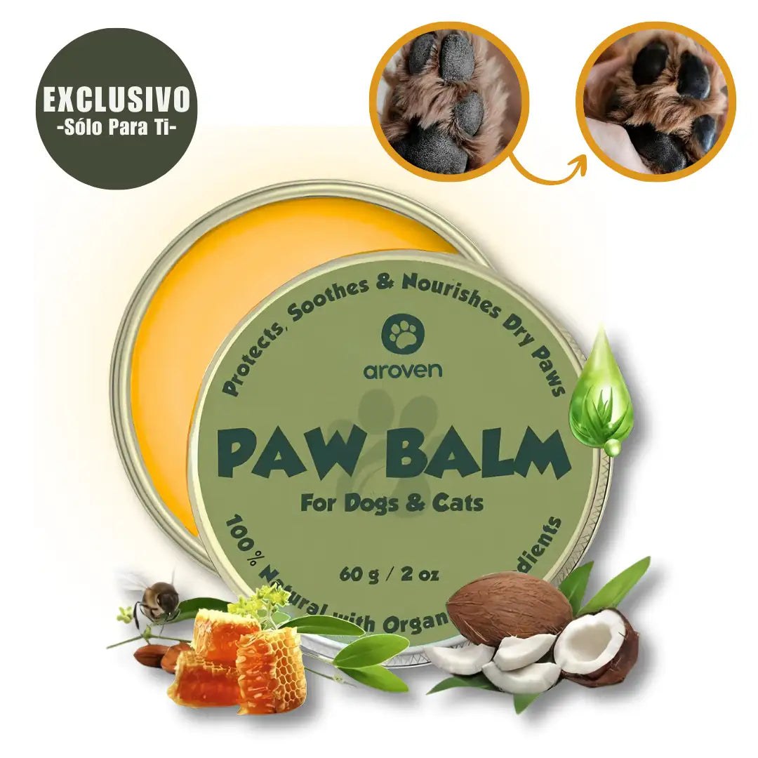 Bálsamo Natural para Patas Suaves y Sanas